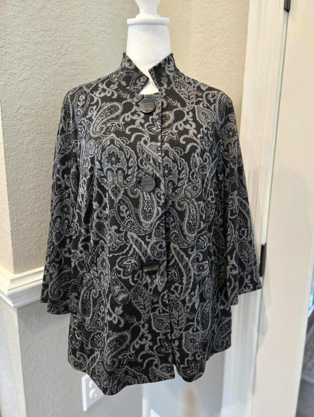 Coldwater Creek Paisley Jacket, Size 18